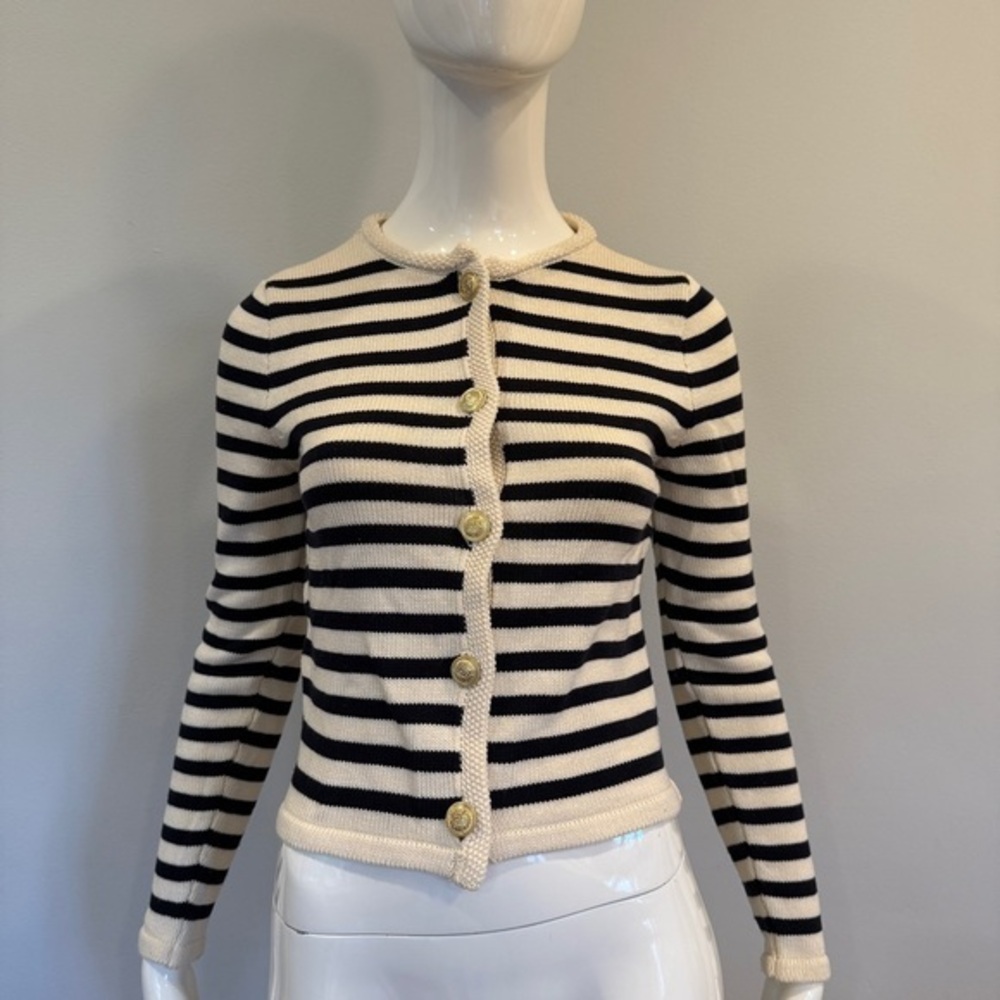 Mango Knitted Cardigan with Jewel Buttons